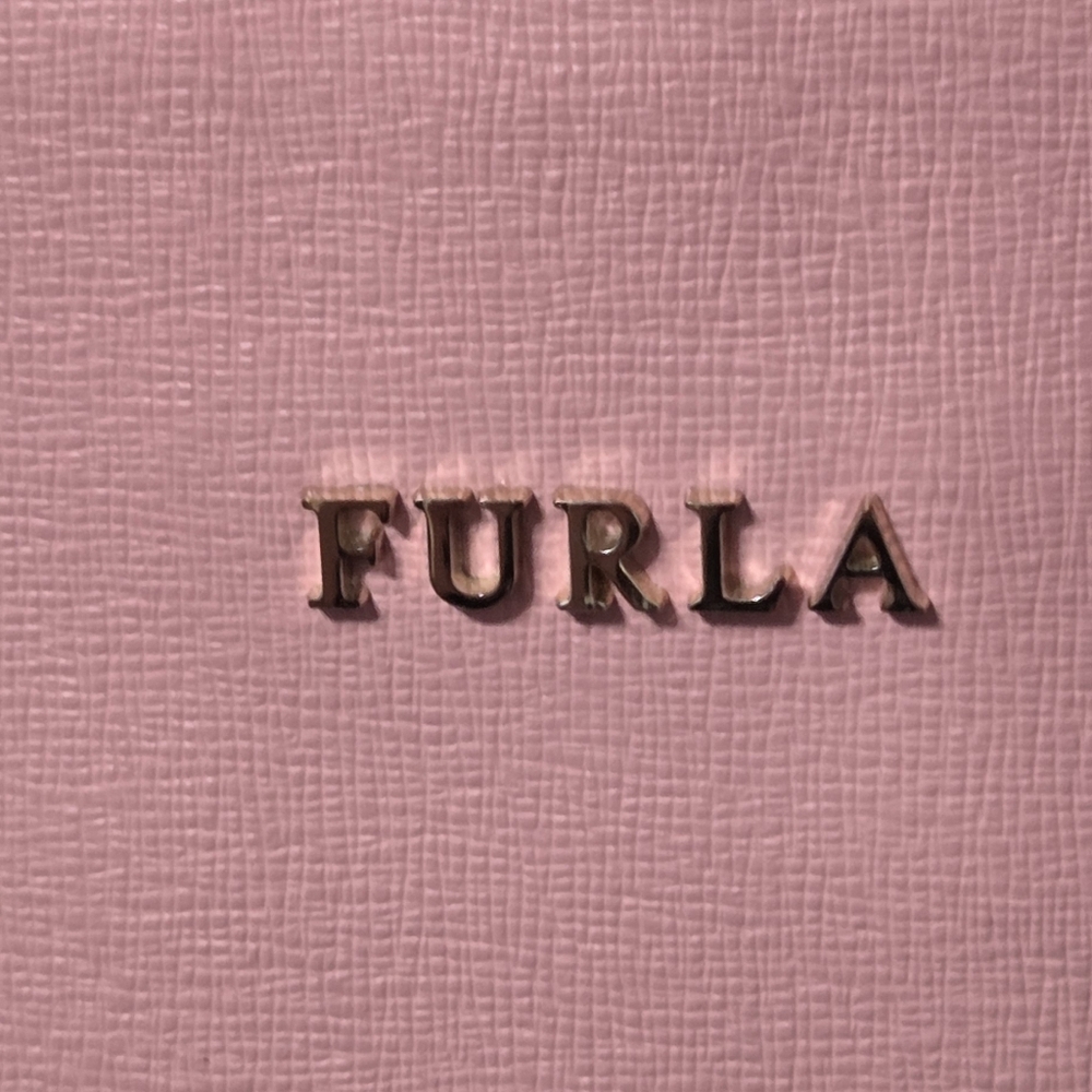 FURLA Tote, Pink- EUC - Picture 5 of 11